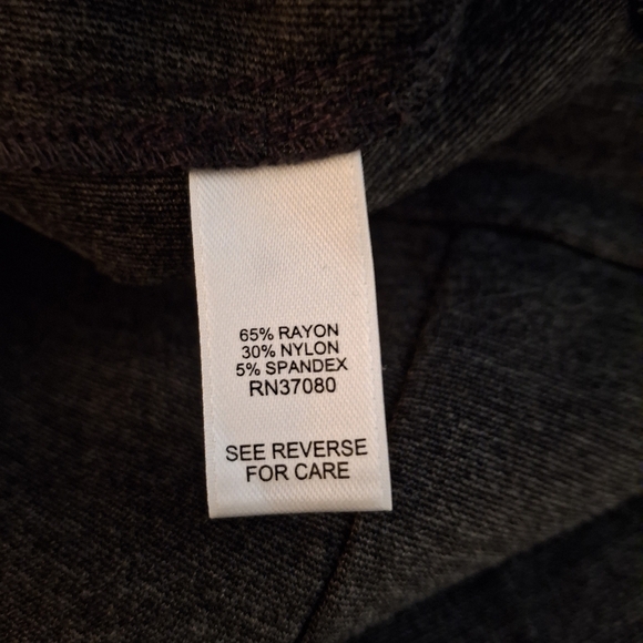 C EST. 1946 Charcoal Straight Leg Women's Pants - Picture 6 of 9